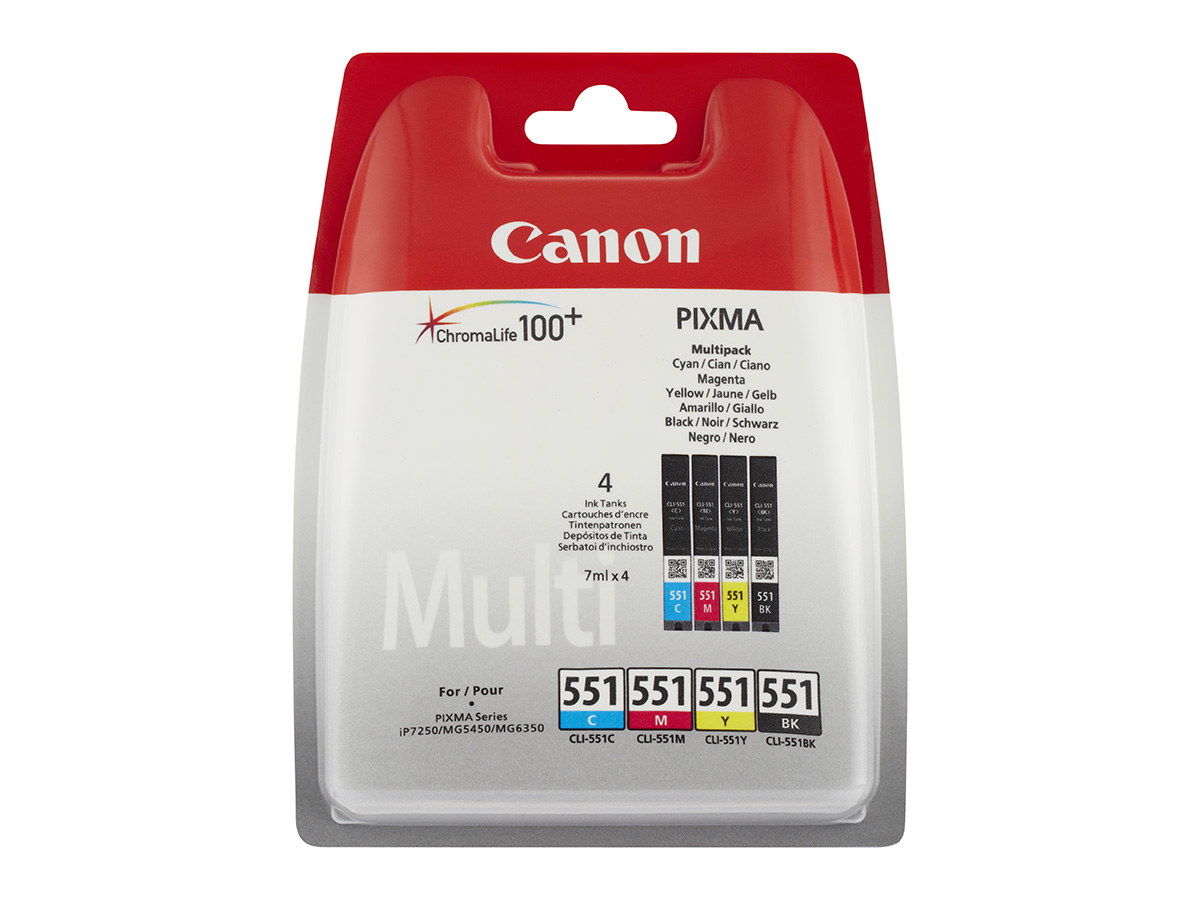 Canon CLI-551/C/M/Y/BK/ Multi Pack – värikasetti