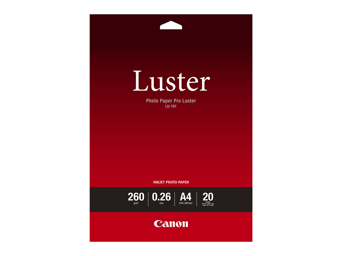Canon LU-101 Pro Luster 260g (A4/20kpl) – Tulostuspaperi