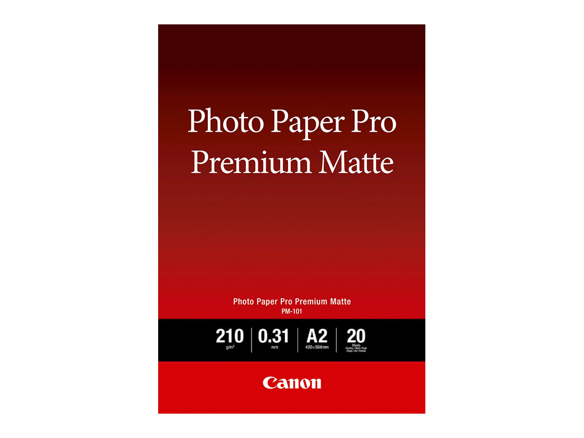 Canon PM-101 Pro Premium Matte 210g (A2/20kpl) – Tulostuspaperi