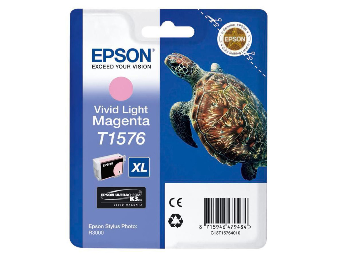 Epson T1576 Vivid Light Magenta (R3000) – värikasetti