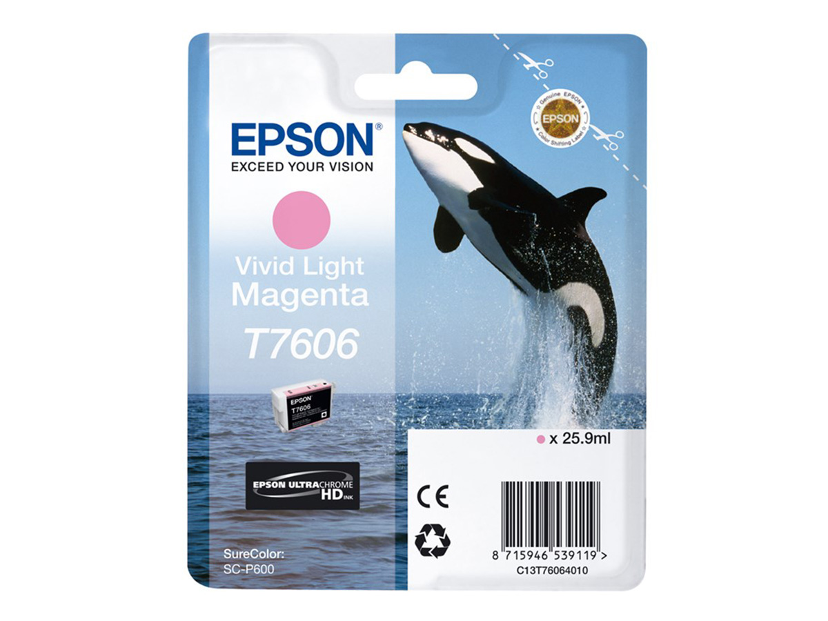 Epson T7606 Vivid Light Magentan (SC-P600) – värikasetti