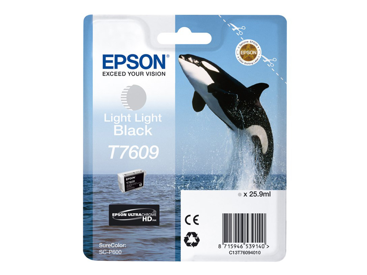 Epson T7609 Light Light Black (SC-P600) – värikasetti