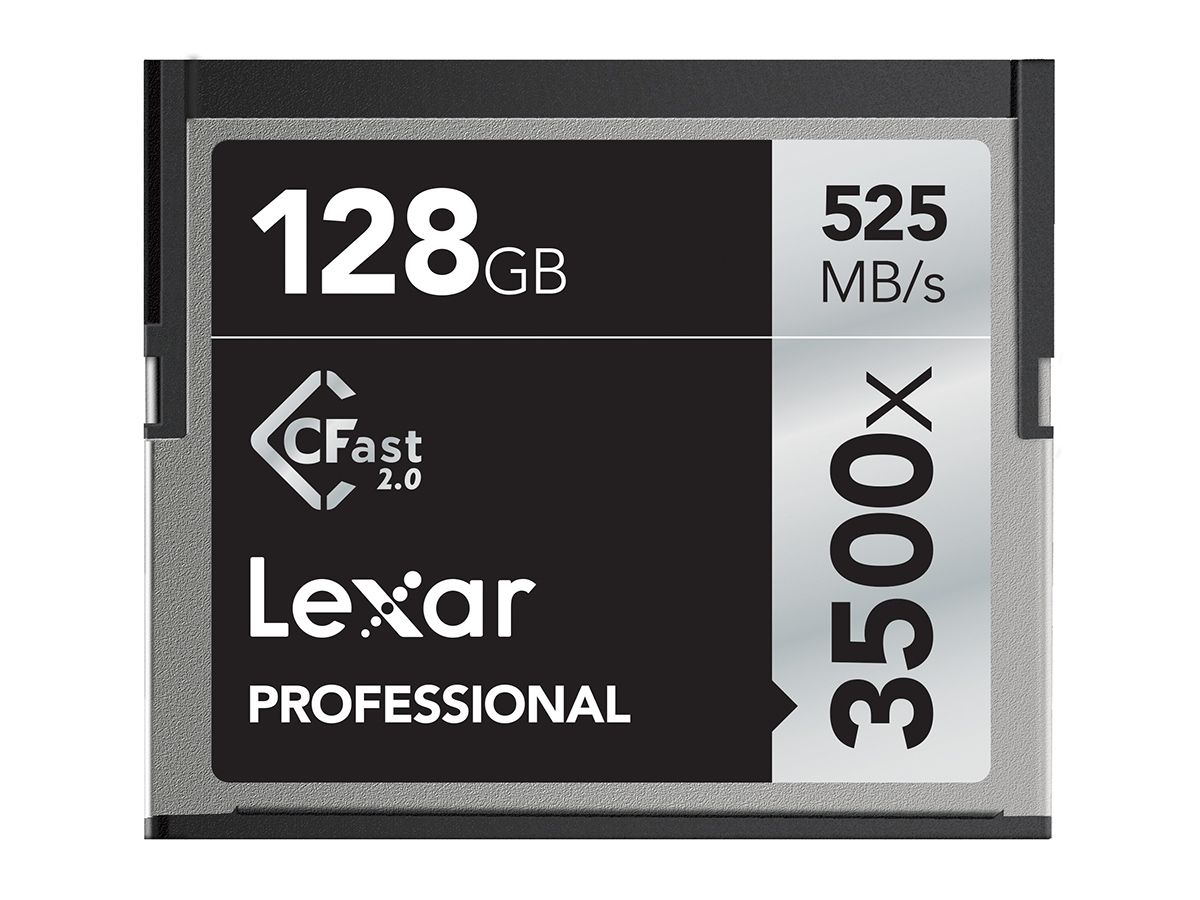 Lexar Professional 128GB CFast 2.0 (3500x/525MB/s) – muistikortti