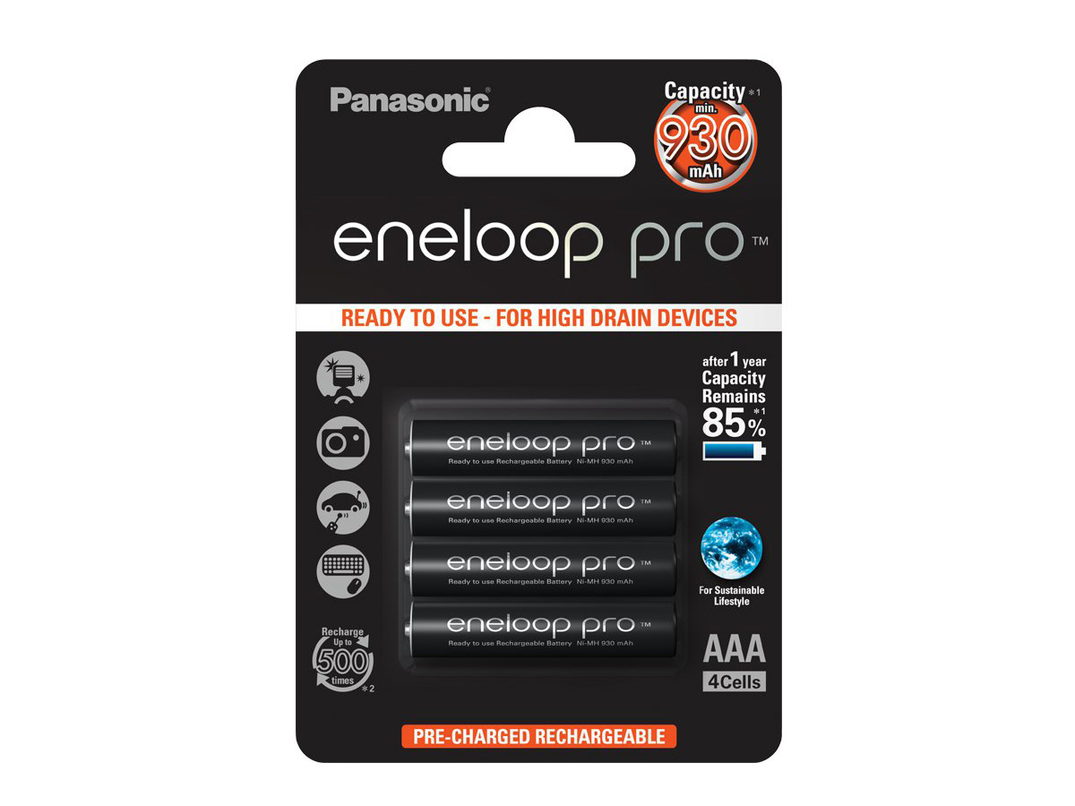 Panasonic Eneloop Pro 4kpl 930mAh – AAA-akku