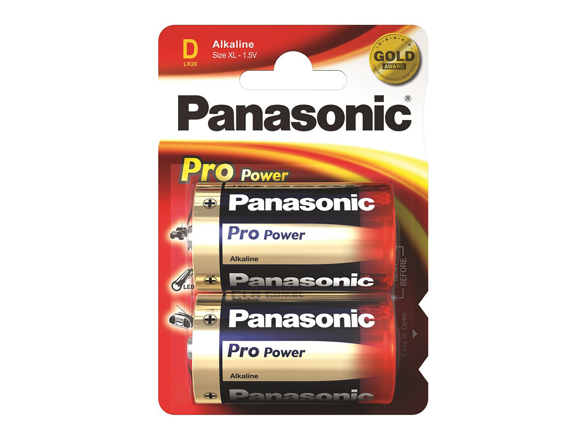 Panasonic D/LR20 Pro Power Mono, 1.5V – 2kpl – alkaliparisto