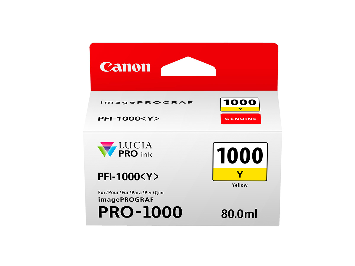 Canon PFI-1000Y Yellow – värikasetti