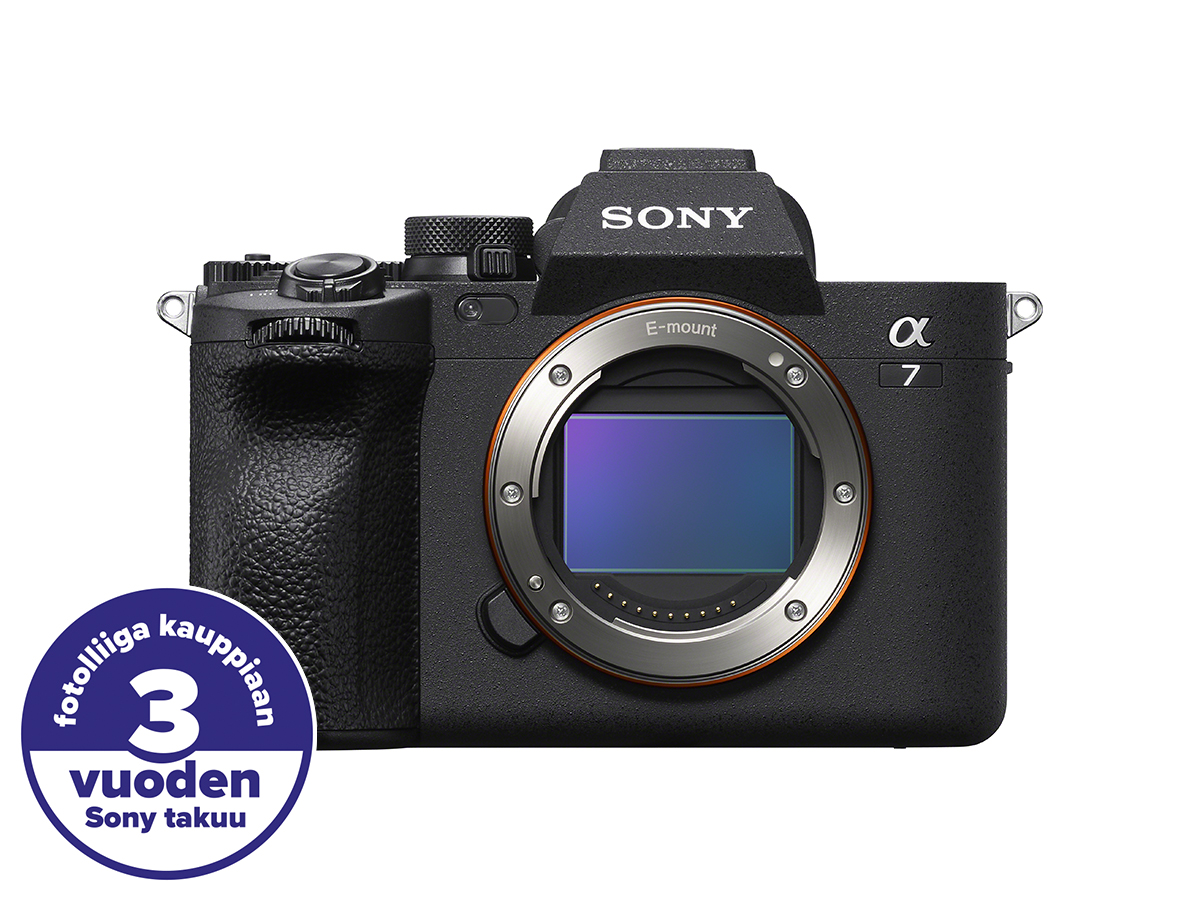 Sony A7 mk IV runko + 600€ Black Friday hyvitys vanhasta kamerastasi.