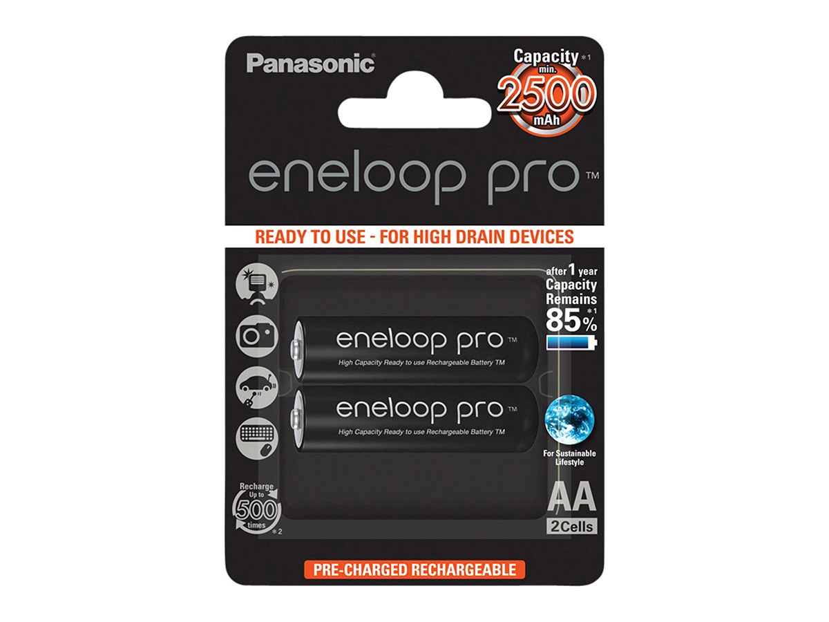 Panasonic Eneloop Pro 2kpl 2500mAh – AA-akku