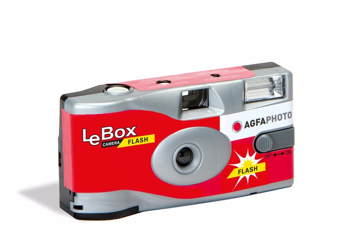 Agfaphoto LeBox 400 kertakäyttökamera salamalla